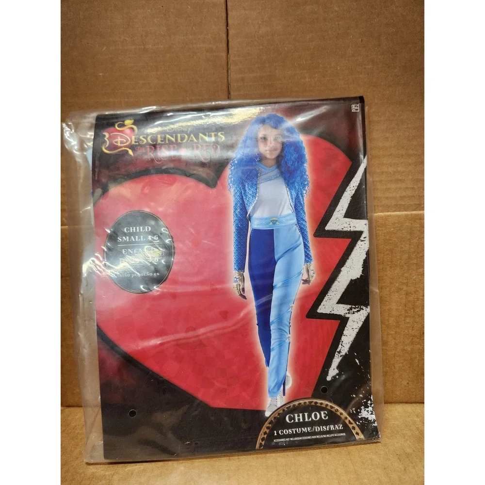 Disney Descendants 4 The Rise Of Red Chloe Small 4-6 Halloween Costume Child New - Picture 2 of 8